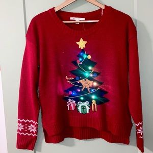 Light Up Ugly Christmas Sweater • S
